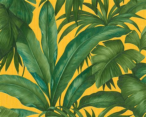 versace banana leaf wallpaper